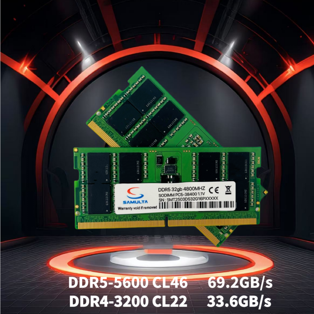 DDR5 Ram OEM DDR5 16GB 32GB 4800mhz 5600mhz 6000mhz Ddr5 8GB Memory Fully Compatible Notebook PC 