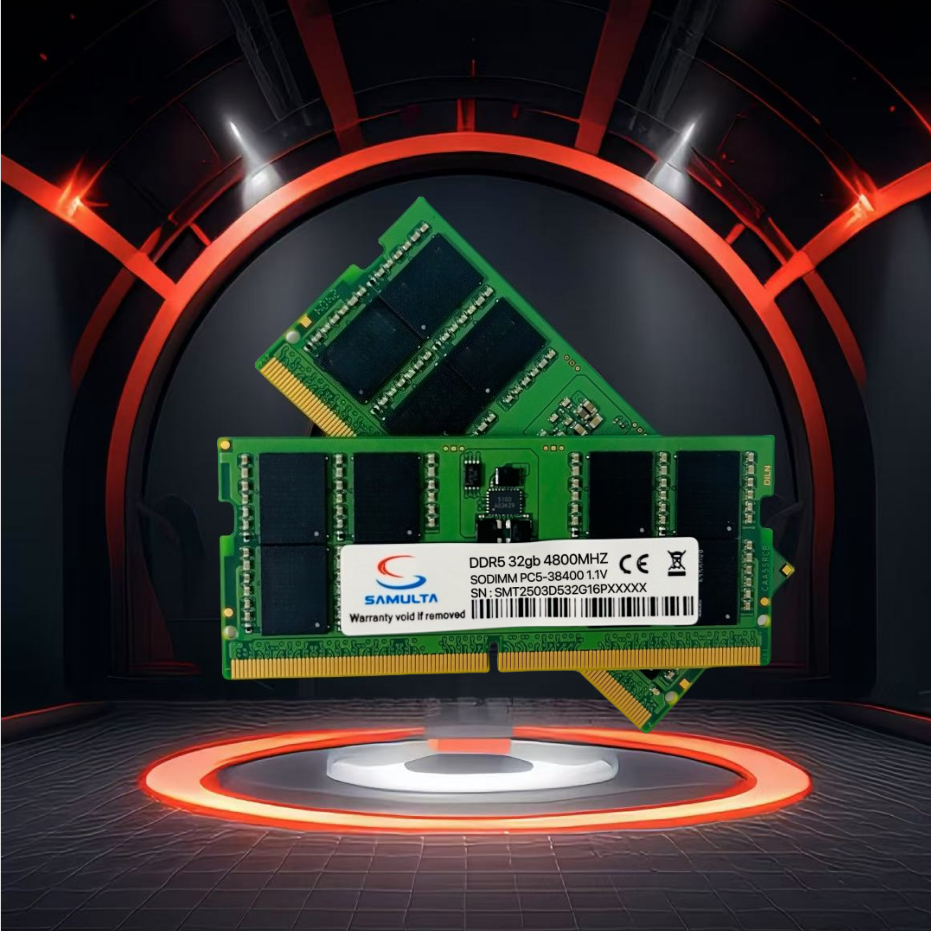 High Speed Sodimm DDR5 Memory RAM 32GB 16GB 8GB DDR5 4800Mhz 5600MHz 6000MHz 6400MHz for Notebook 