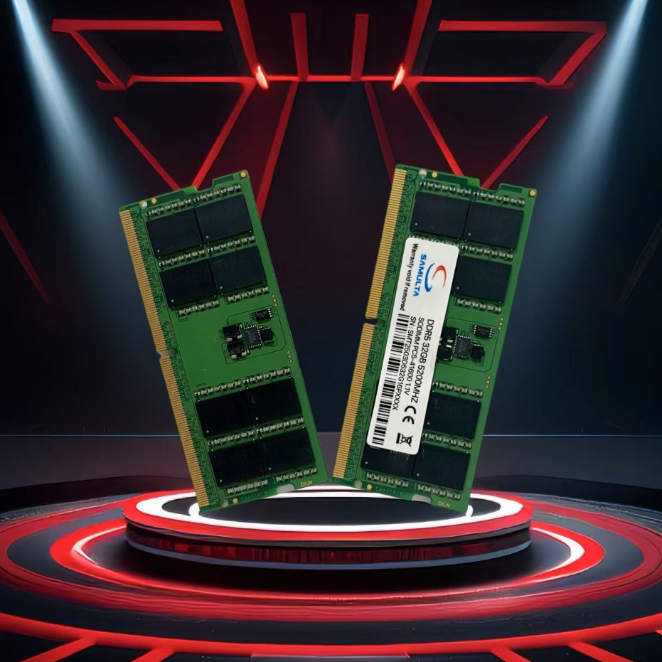 High Speed Sodimm DDR5 Memory RAM 32GB 16GB 8GB DDR5 4800Mhz 5600MHz 6000MHz 6400MHz for Notebook 