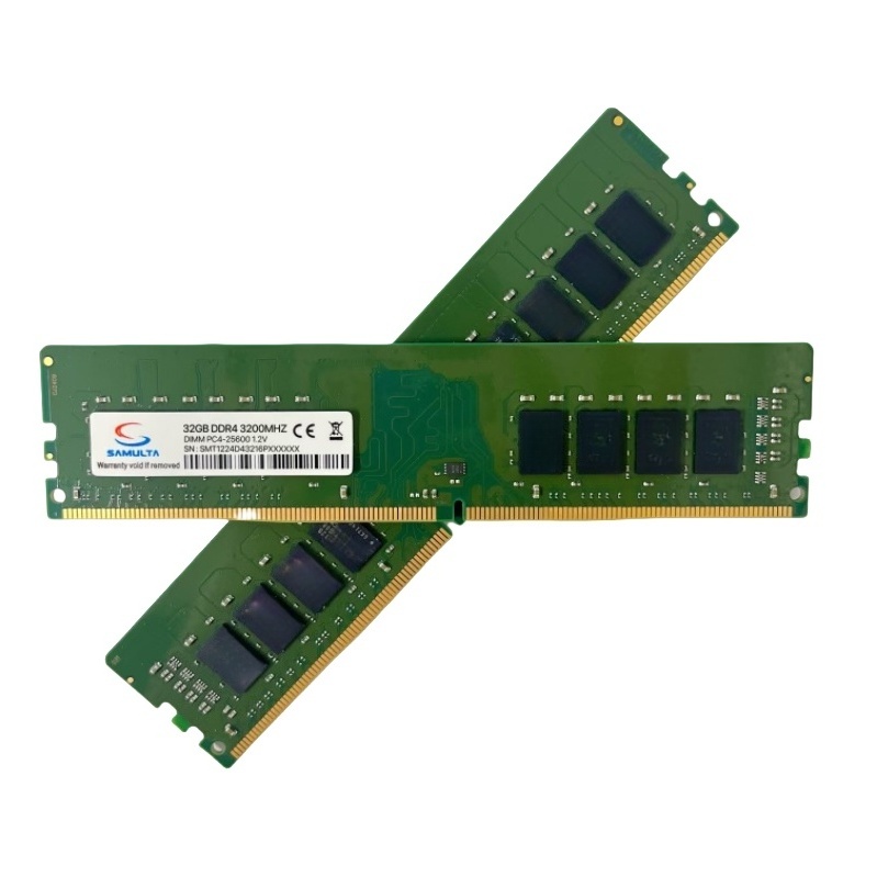 SAMULTA China Factory Memoria Ram Ddr4 32GB 3200MHz Desktop RAM Memory PC4-25600 3200MHz OEM