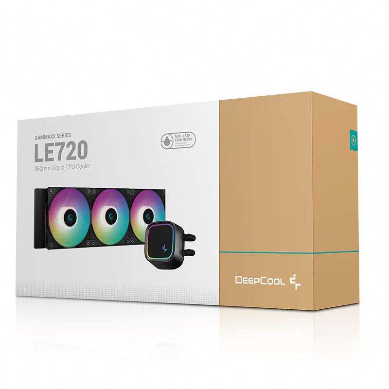 DEEPCOOL LE720 White 360 CPU Water Cooling Radiator ARGB Computer AM5 Fan 1700 ARGB LED Liquid DEEPCOOL LE720 White 360 CPU Water Cooling Radiator ARGB Computer AM5 Fan 1700 ARGB LED Liquid